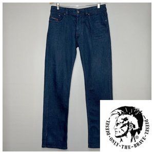 Size 32x32 Diesel LARKEE Regular Straight Denim Button Fly Mens Jeans Wash 085AQ